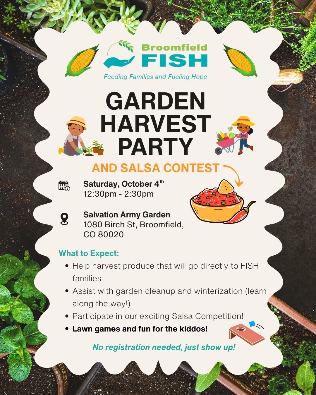 Garden harvest party 2025